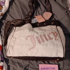 Juicy Couture Vintage Dreams Tote Bag Angel/Chocolate Daydreamer
